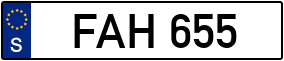 Truck License Plate